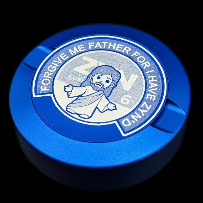 Blue / Regular "Forgive Me Father" Engraved My Can My Can