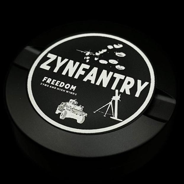 Black "ZYNFANTRY" Engraved My Can My Can