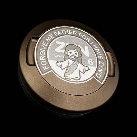 "Forgive Me Father" Engraved My Can