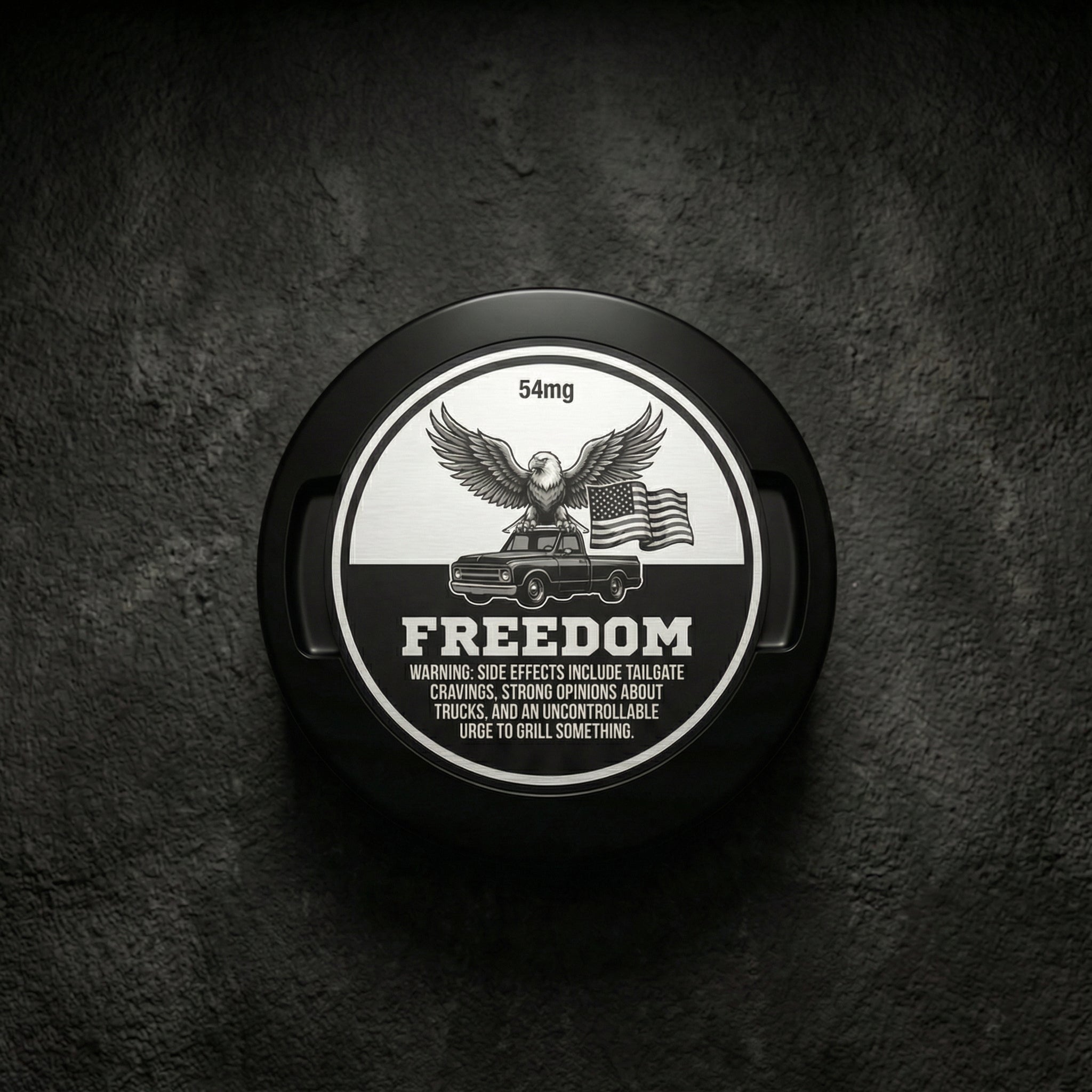 custom laser engraved metal nicotine pouch container