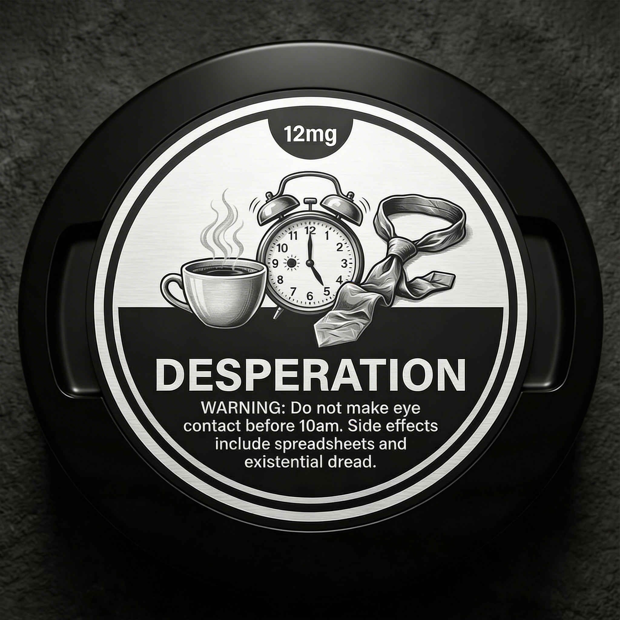 custom laser engraved metal nicotine pouch container